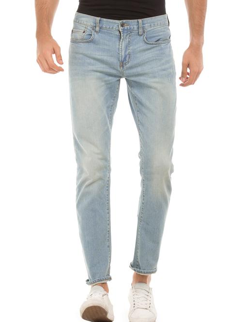 mid rise light washed denim jean - 19406315 - Standard Image - 0