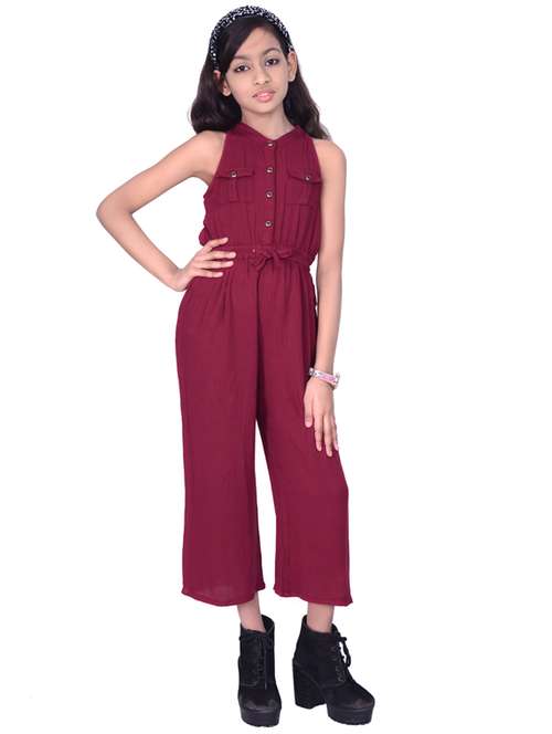 solids 3/4th jumpsuit  - 19406799 -  Standard Image - 0