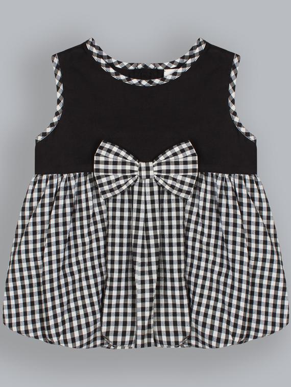 girls round neck sleeveless frock - 19406800 -  Zoom Image - 0