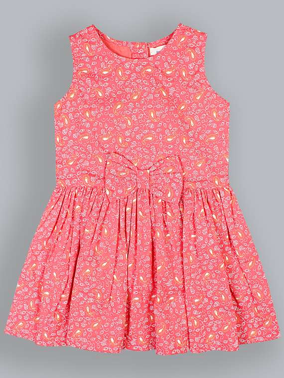 girls round neck sleeveless frock - 19406825 - Zoom Image - 0