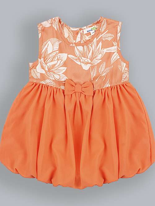 girls round neck sleeveless frock - 19406833 - Standard Image - 0