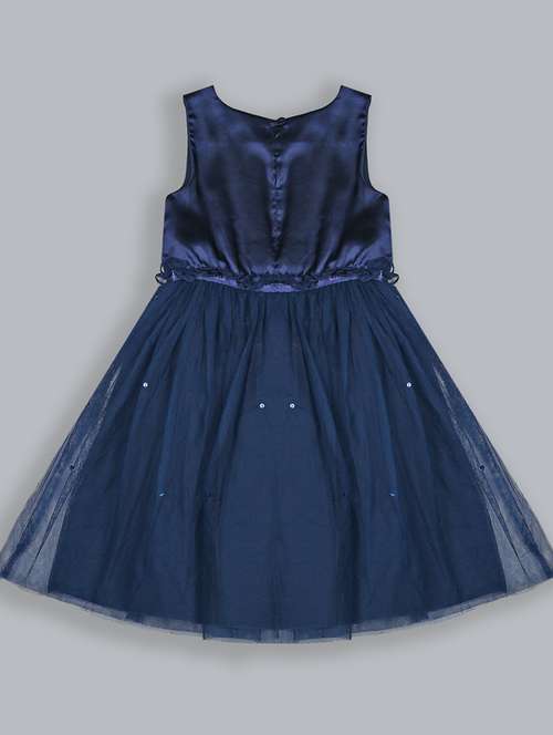 girls round neck sleeveless frock - 19406838 - Standard Image - 0