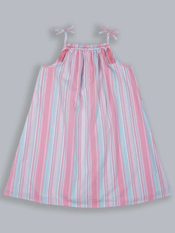 girls shoulder strap sleeveless frock - 19406865 - Zoom Image - 0