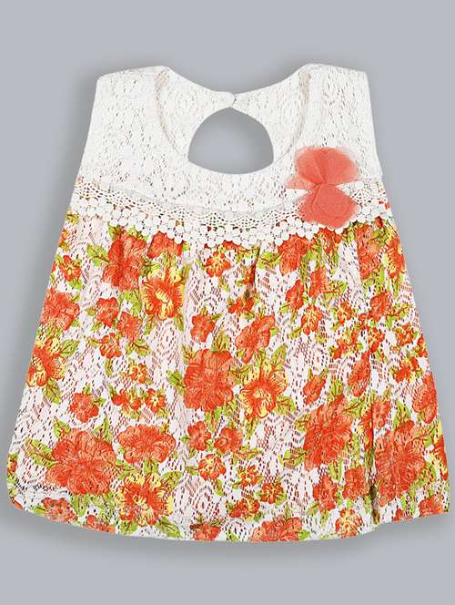 girls round neck sleeveless frock - 19406885 - Standard Image - 0