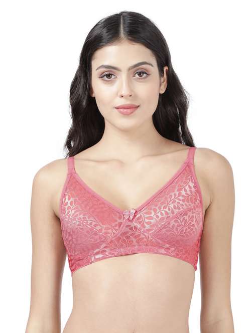pink cotton tshirt bra - 19407390 -  Standard Image - 0