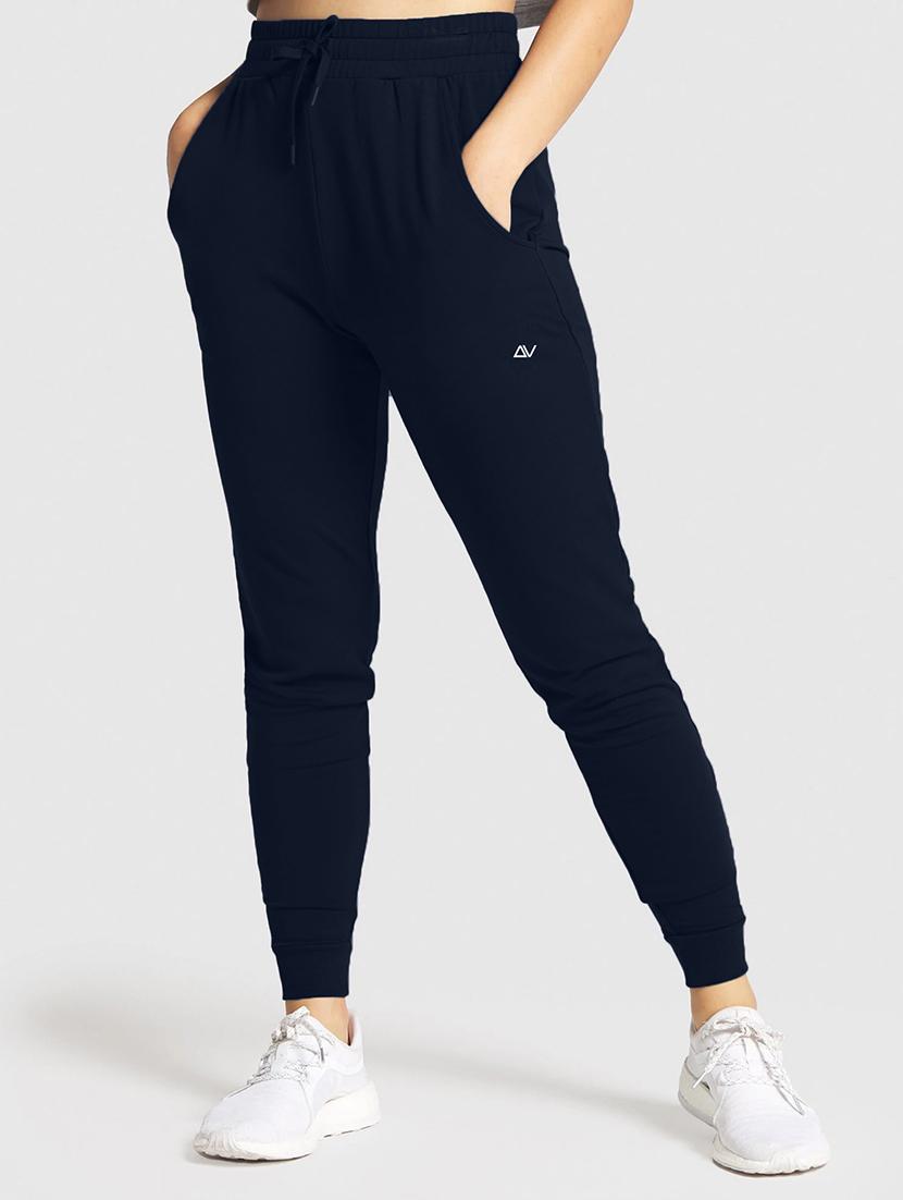 navy blue solid jogger - 19408099 - Zoom Image - 0