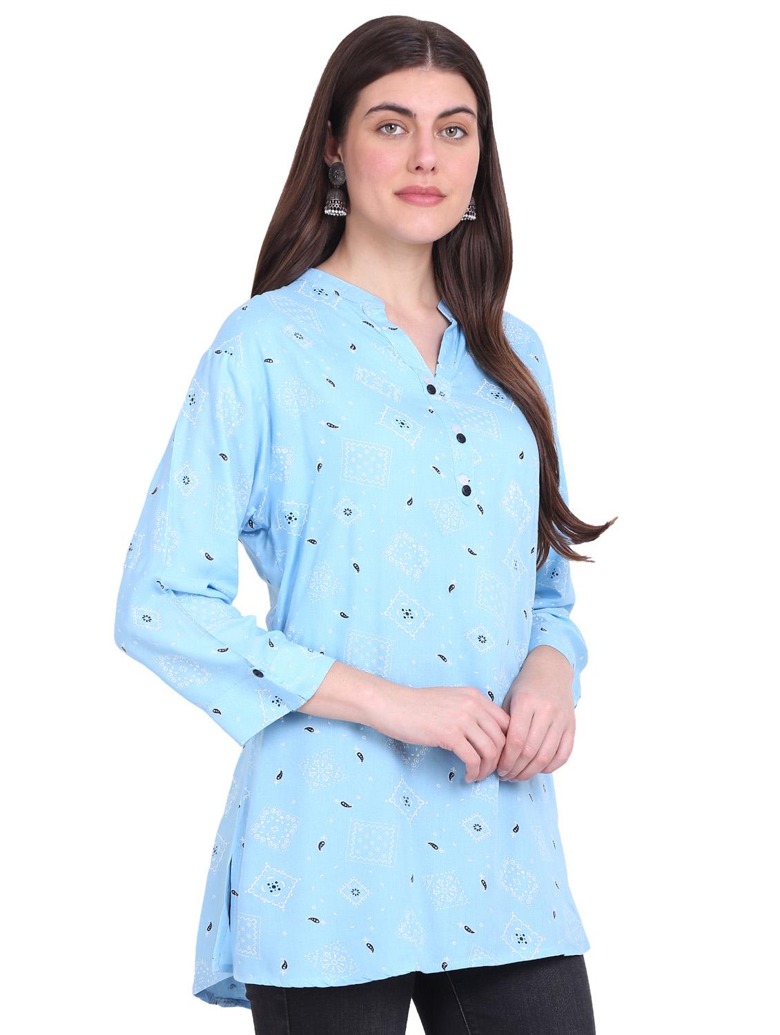 a-line printed regular top - 19408225 - Zoom Image - 0
