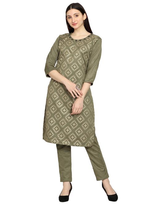 printed kurta and palazzo suit set - 19408271 - Standard Image - 0
