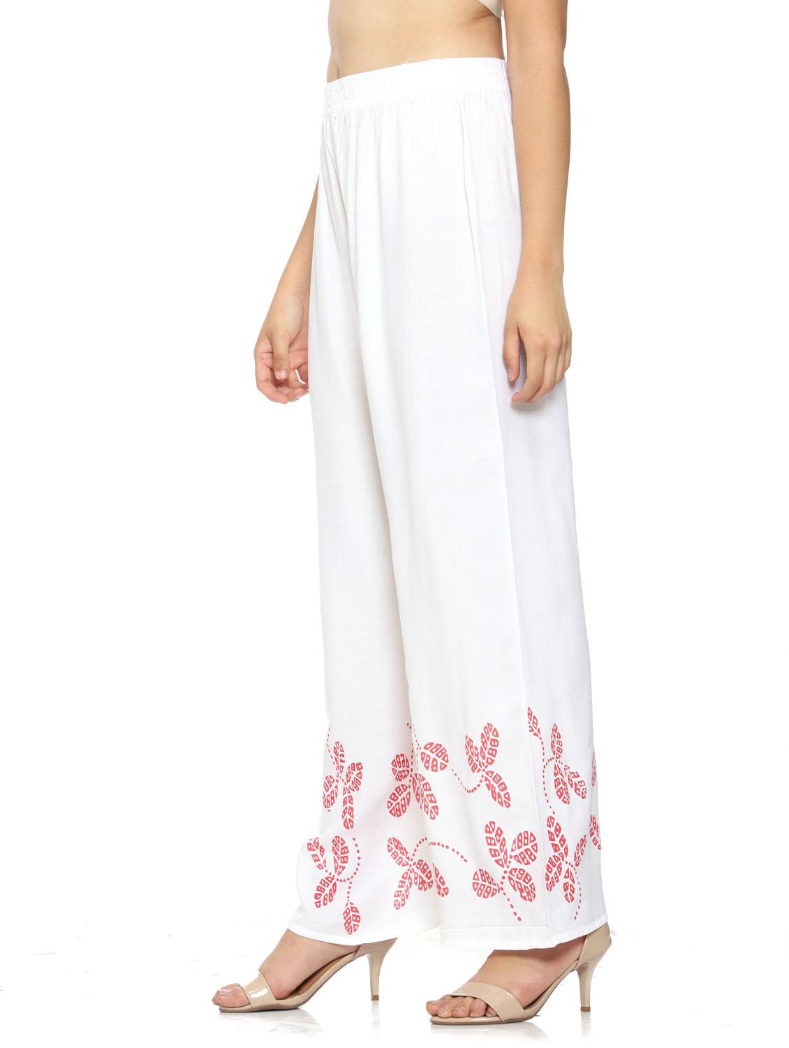 printed kurta and palazzo suit set - 19408274 - Standard Image - 5