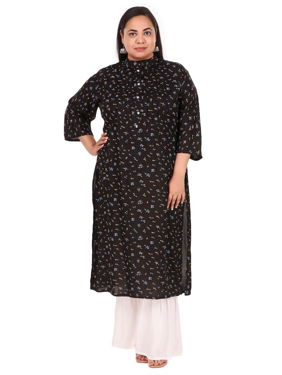 women printed straight kurta - 19408320 - Zoom Image - 0