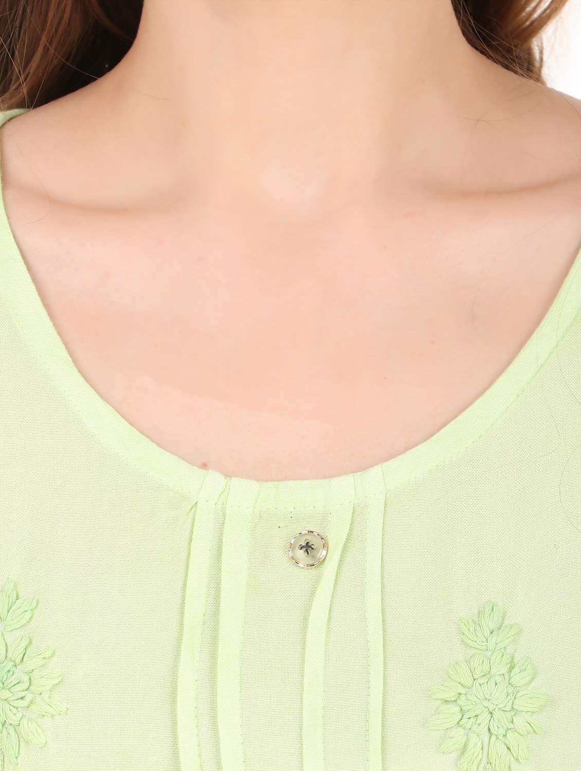 women embroidered straight kurta - 19408389 - Standard Image - 5