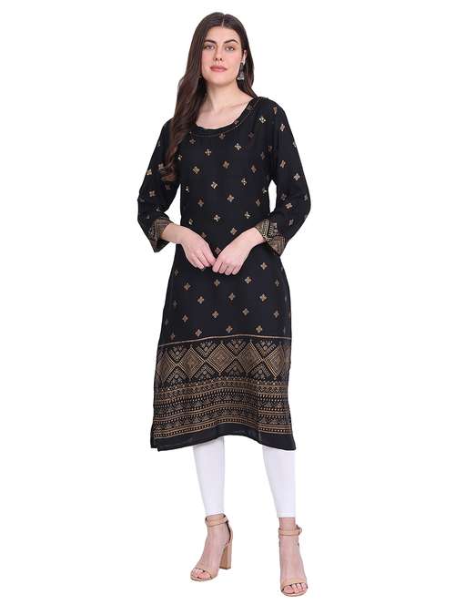 women printed a-line kurta - 19408472 - Standard Image - 0