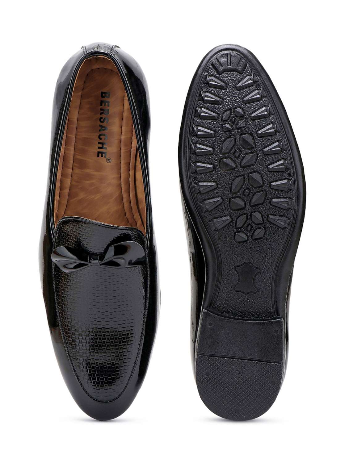 black canvas slip on loafers - 19408494 -  Standard Image - 5