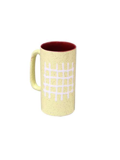 caffeine handmade ceramic cream and maroon milk mug (set of 2) - 19408612 - Standard Image - 0