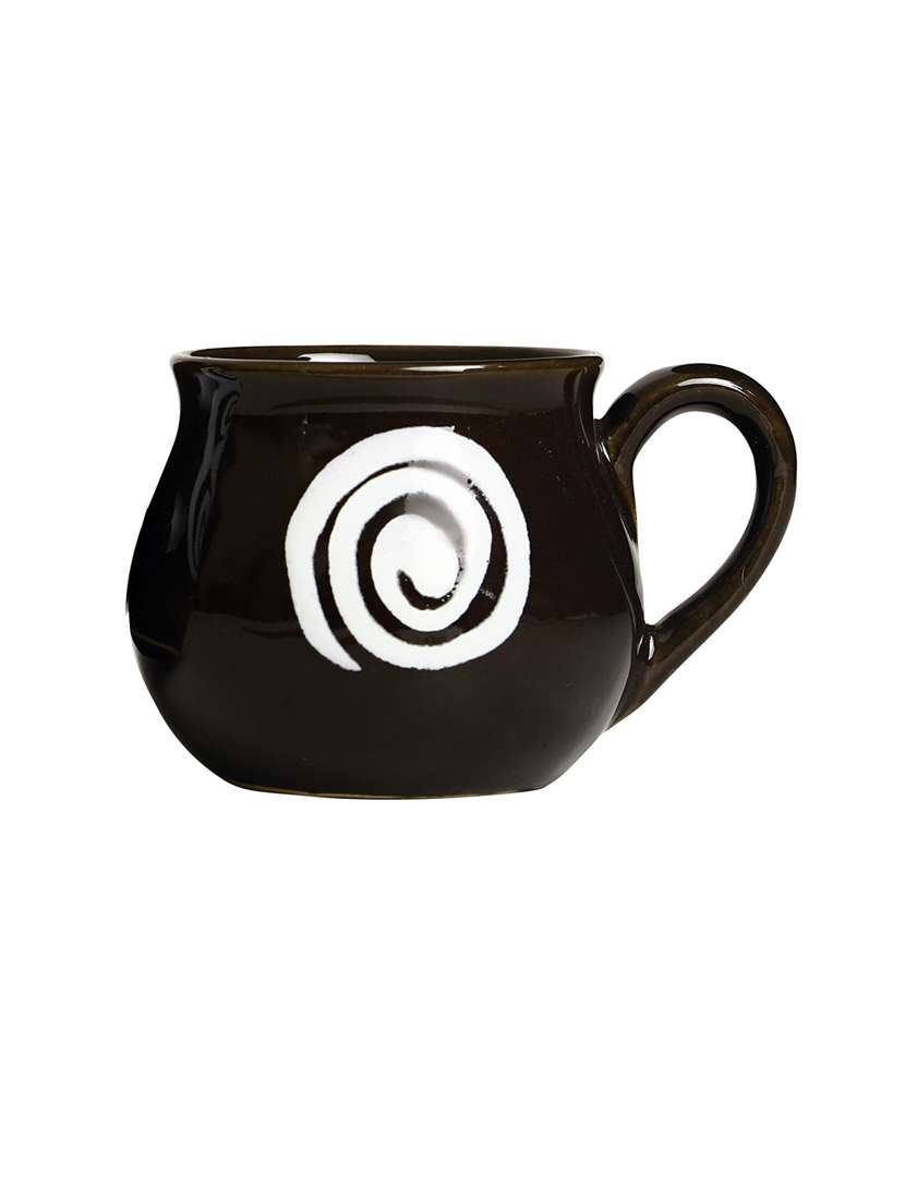 caffeine ceramic handmade tea cup (set of 2)