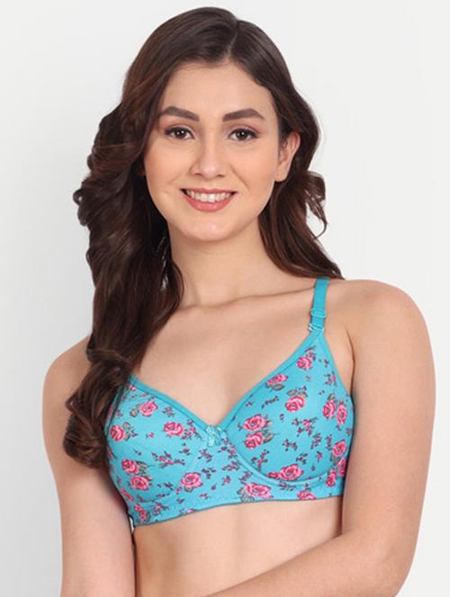 blue cotton tshirt bra - 19408839 - Standard Image - 0
