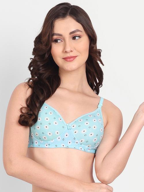 green cotton tshirt bra - 19408847 - Standard Image - 0