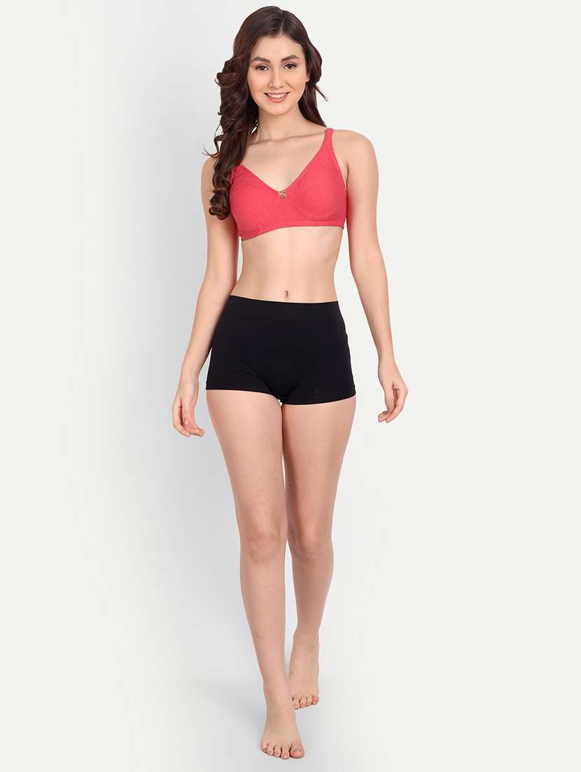 red cotton tshirt bra - 19408863 -  Standard Image - 3