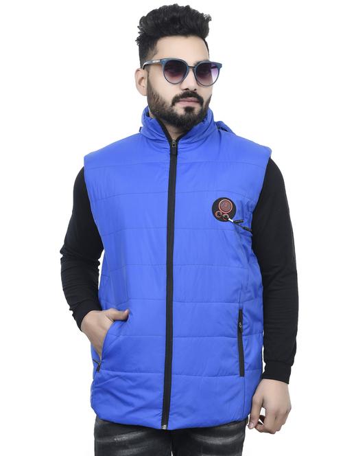 dark blue solid half jacket - 19408943 -  Standard Image - 0