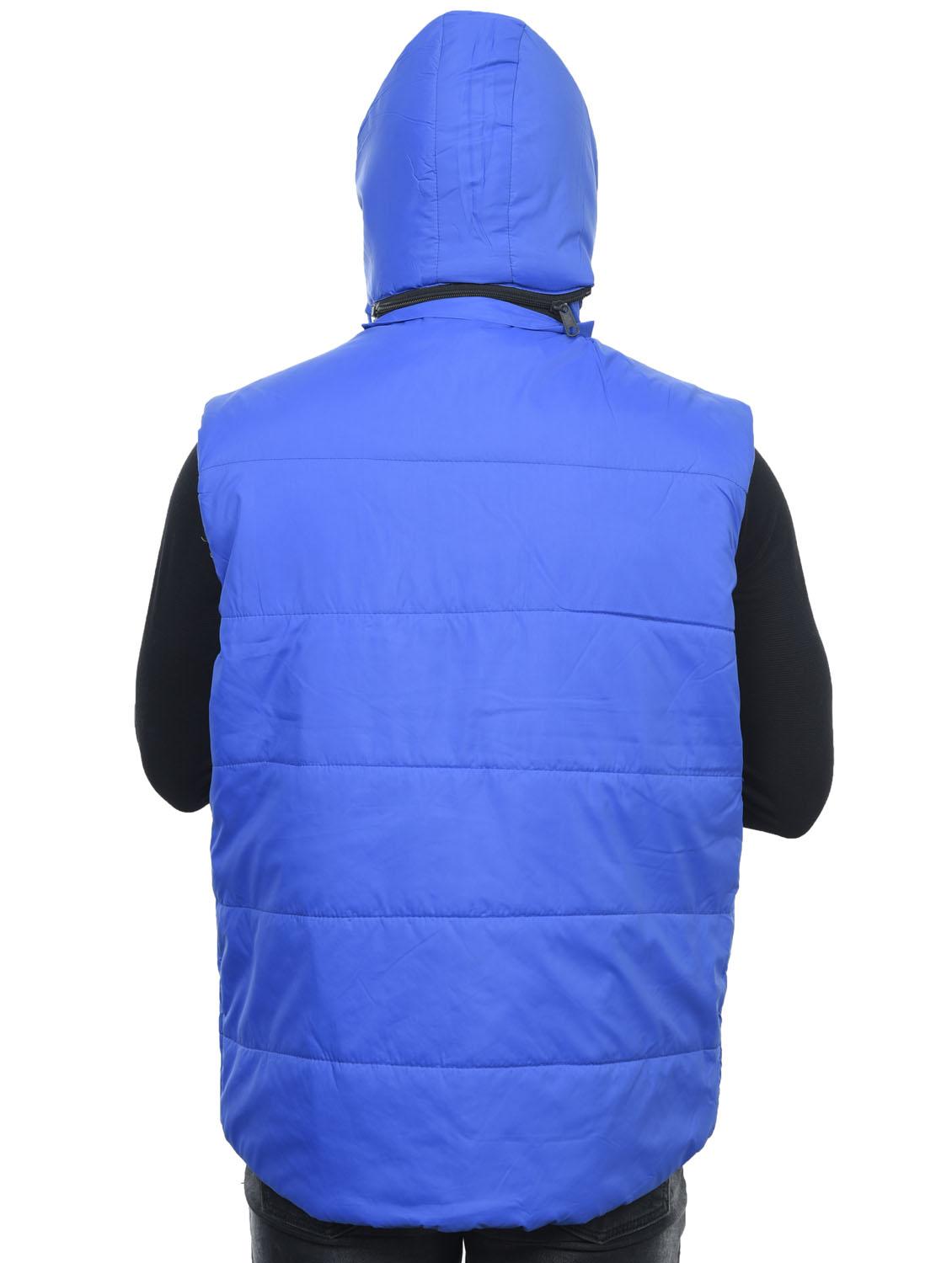 dark blue solid half jacket - 19408943 - Standard Image - 3