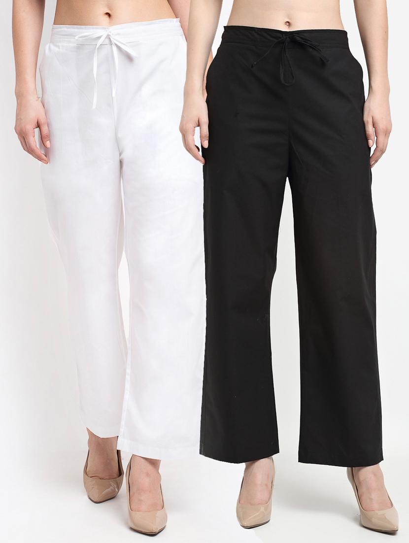pack of 2 solid trousers - 19408980 -  Zoom Image - 0