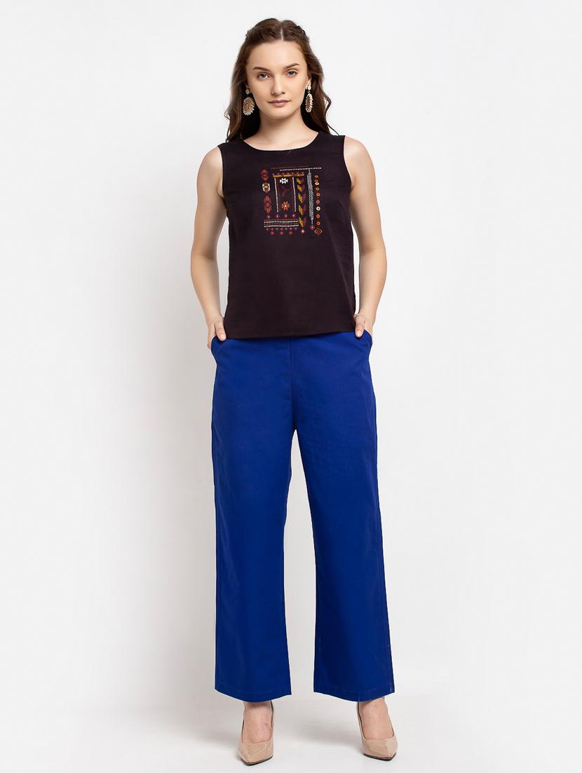 pack of 2 solid trousers - 19409007 - Standard Image - 3
