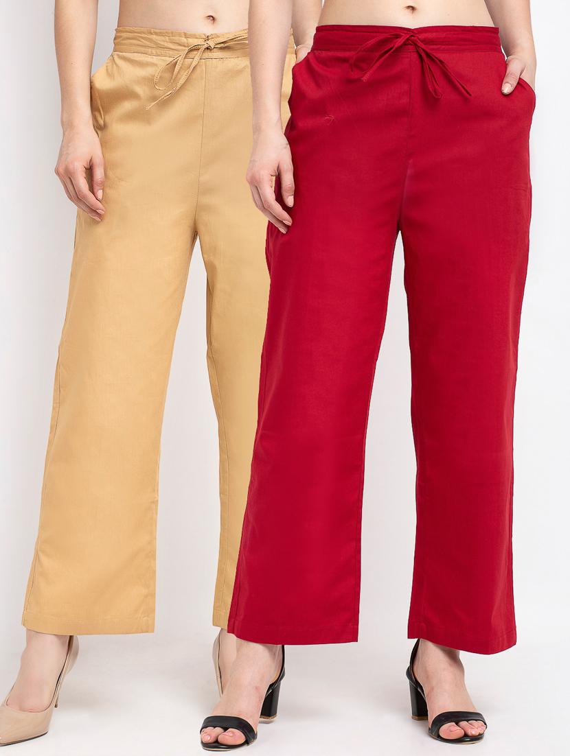 pack of 2 multi colored trousers - 19409020 -  Zoom Image - 0