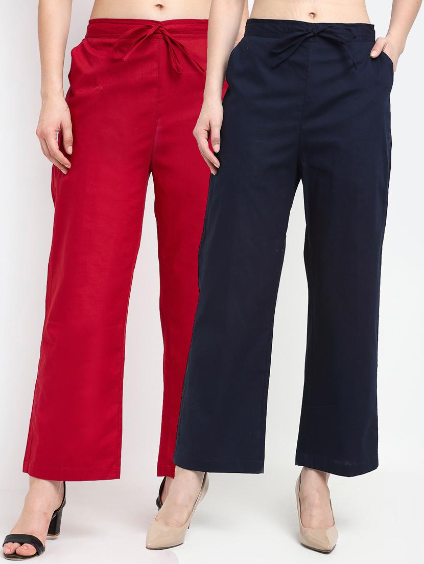 pack of 2 multi colored trousers - 19409025 -  Zoom Image - 0