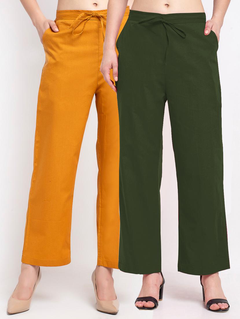 pack of 2 multi colored trousers - 19409034 -  Zoom Image - 0