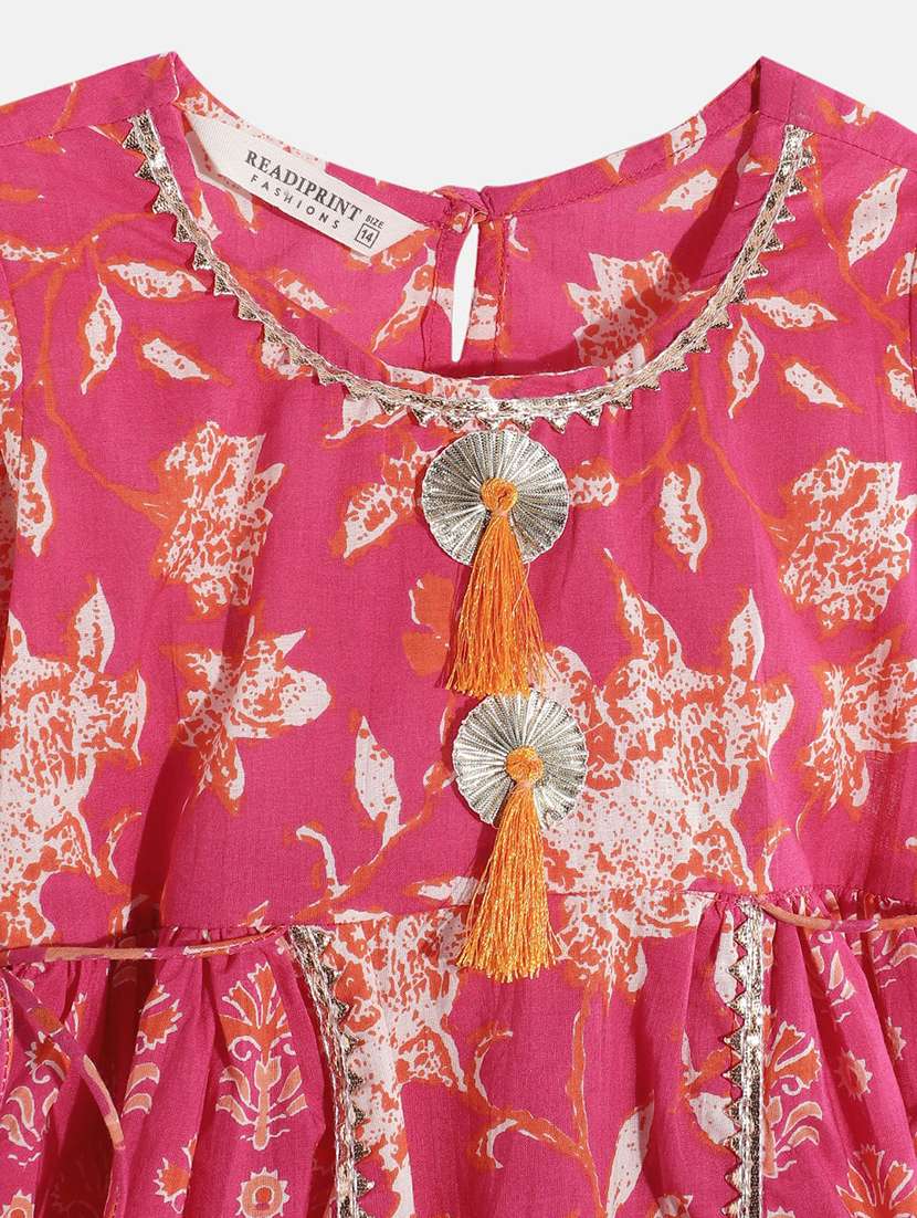 girls pink cotton suit set - 19409264 - Standard Image - 3