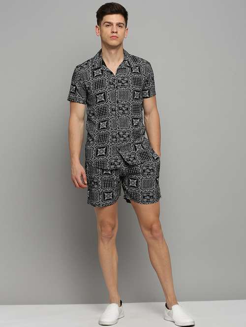 men printed loungewear - 19409431 - Standard Image - 0