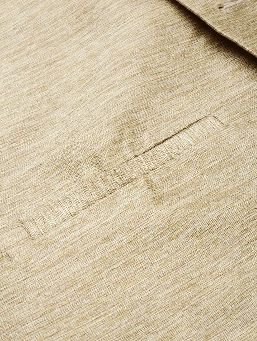 mandarin collar printed nehru jacket - 19409449 -  Standard Image - 5