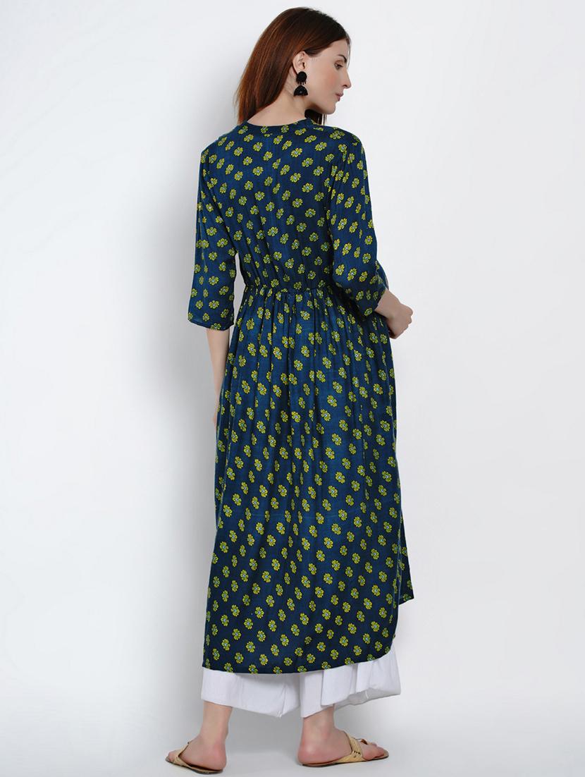 blue printed maternity wear - 19409508 - Standard Image - 3
