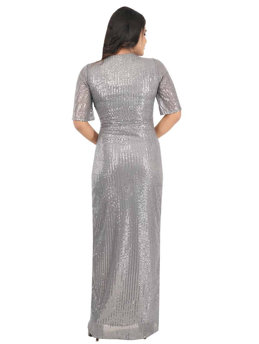 women's bodycon self design dress - 19409698 - Standard Image - 3