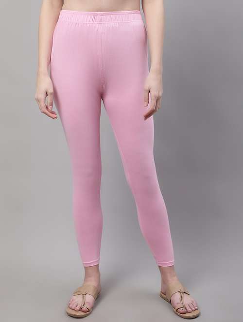 pink cotton leggings - 19409726 - Standard Image - 0