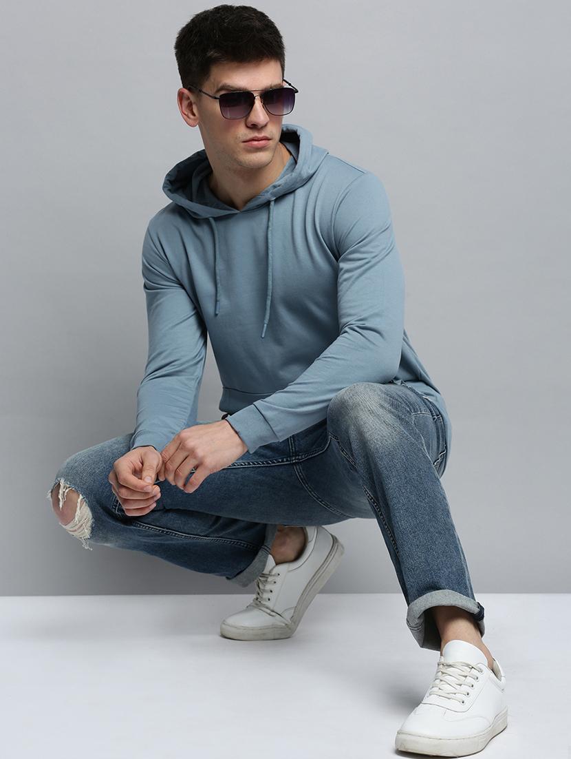 mens plain sweatshirt - 19409757 - Standard Image - 3