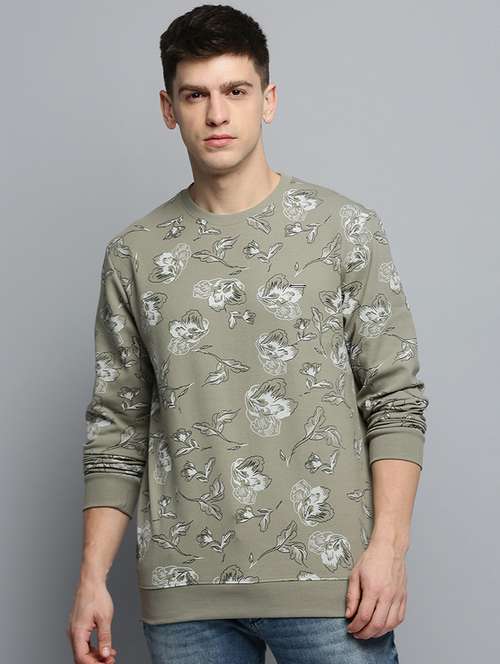 mens all over print sweatshirt - 19409770 - Standard Image - 0