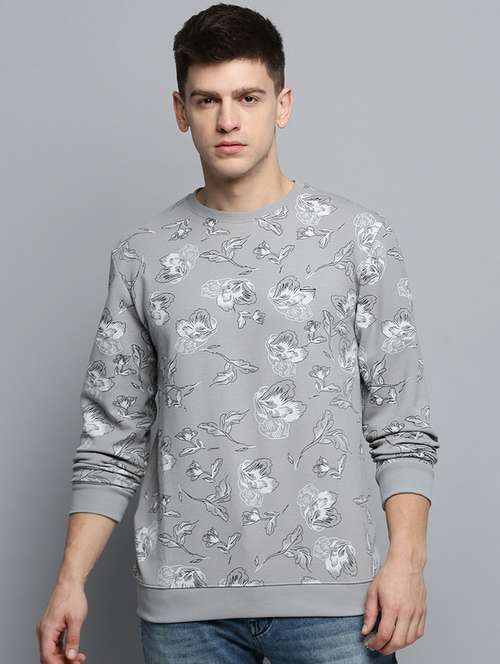 mens all over print sweatshirt - 19409771 - Standard Image - 0