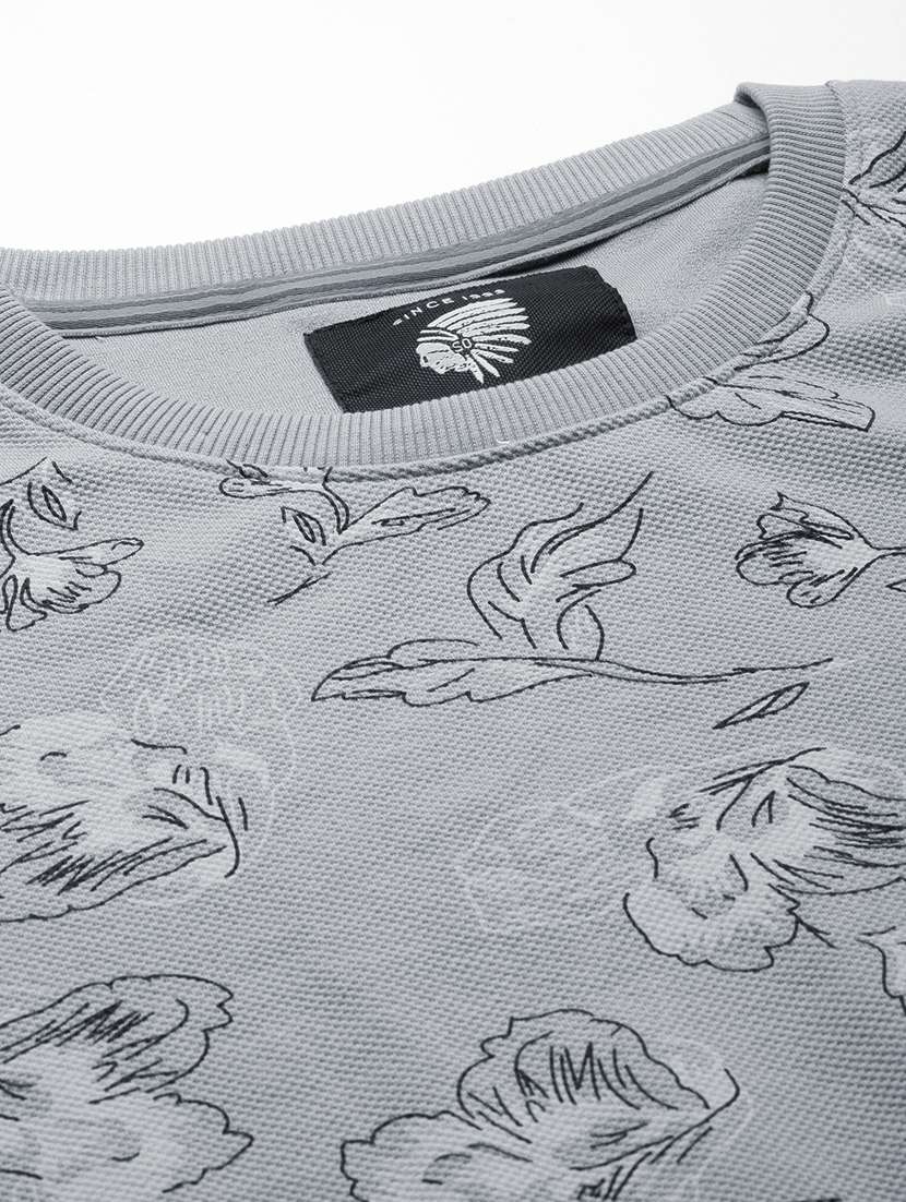 mens all over print sweatshirt - 19409771 - Standard Image - 5