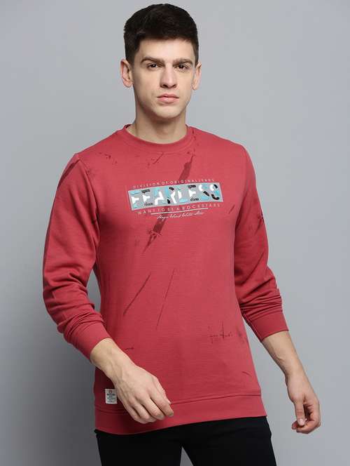 round neck chest sweatshirt - 19409775 -  Standard Image - 0