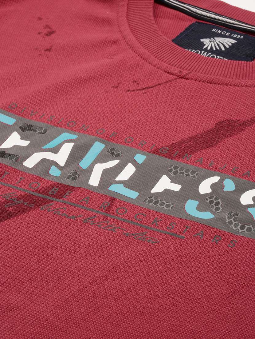 round neck chest sweatshirt - 19409775 -  Standard Image - 5