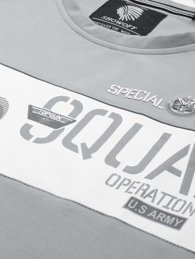 mens chest print sweatshirt - 19409805 -  Standard Image - 5