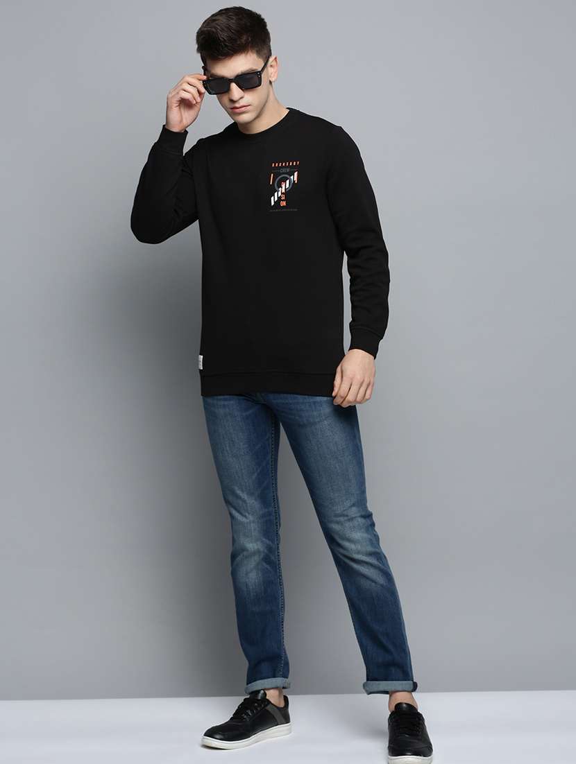 men long sleeves front & back printed sweatshirt  - 19409823 -  Standard Image - 3