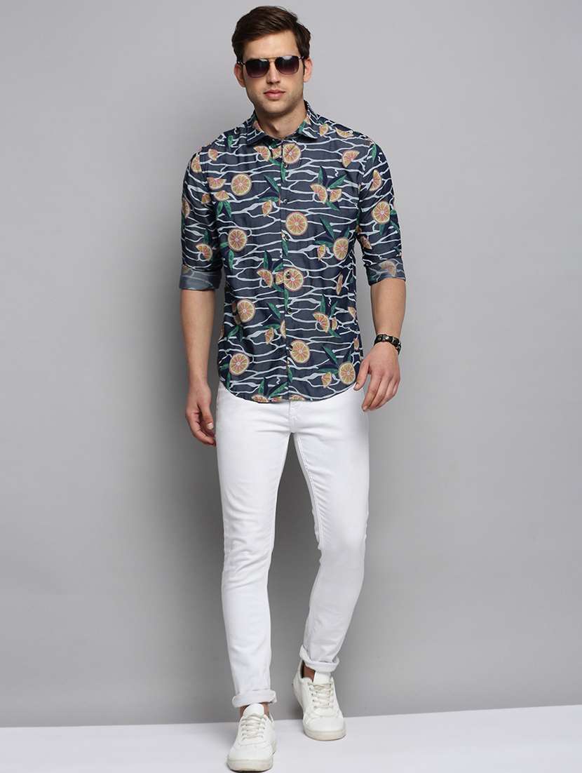 mens quirky casual shirt - 19409859 - Standard Image - 3
