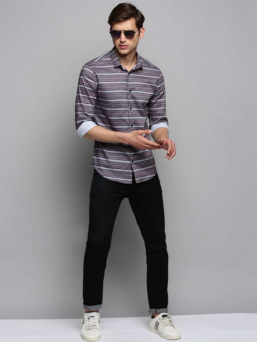 mens stripes casual shirt - 19409870 -  Standard Image - 3
