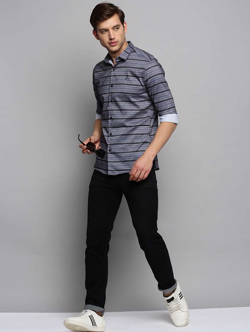 mens stripes casual shirt - 19409871 -  Standard Image - 3