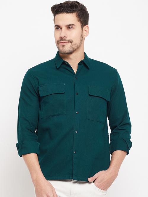 men denim casual shirt - 19410415 -  Standard Image - 0