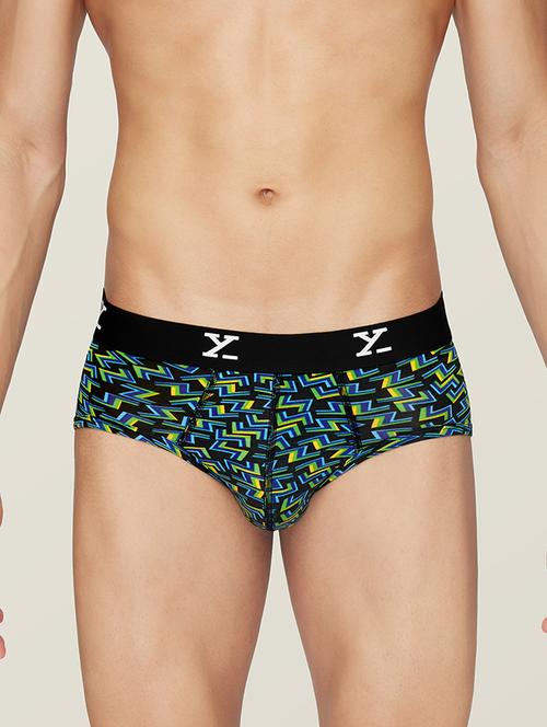 black printed trunk brief  - 19411282 -  Standard Image - 0