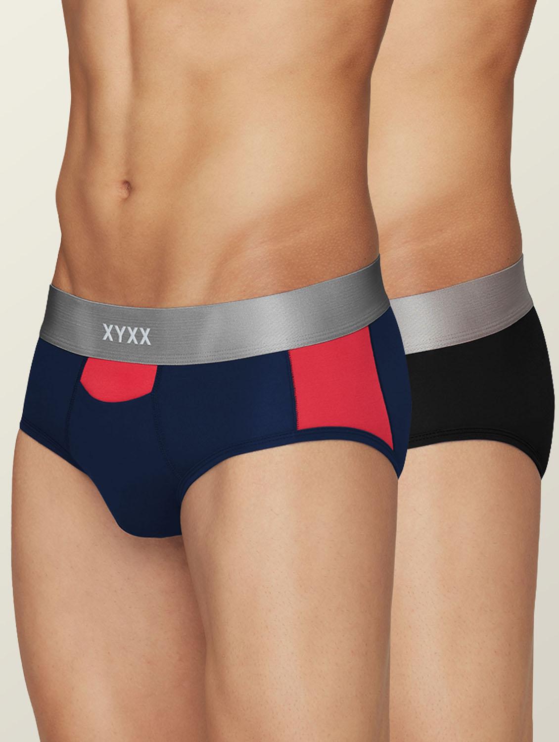pack of 2 color block briefs - 19411453 - Zoom Image - 0