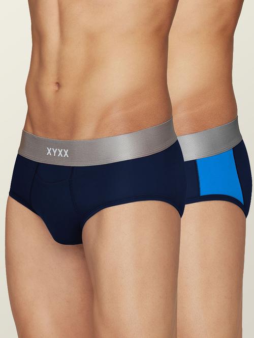 pack of 2 color block briefs - 19411455 - Standard Image - 0